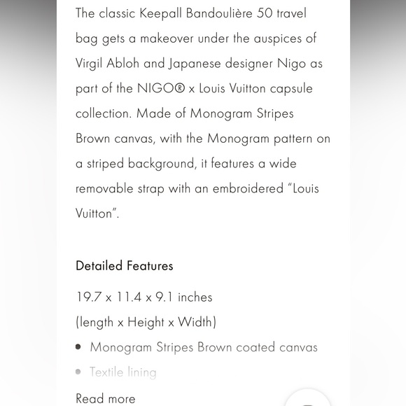 LOUIS VUITTON Keepall 50 - Picture 17 of 17